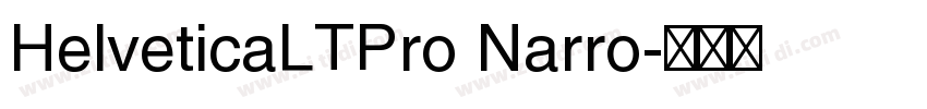 HelveticaLTPro Narro字体转换
